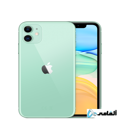 گوشی موبایل اپل مدل iPhone 11 LLA تک سیم ظرفیت 128 گیگابایت پارت نامبر lla باکس بزرگ(شارژر+هندزفری)