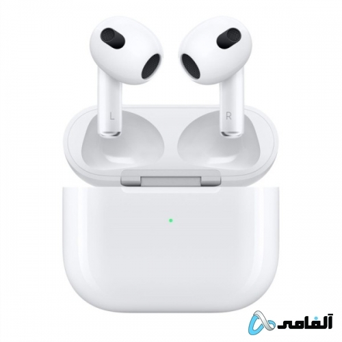 هدفون بی سیم اپل مدل AirPods 3 همراه با محفظه شارژ