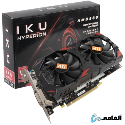 کارت گرافیک IKU AMD RADEON RX 580 8G RGB