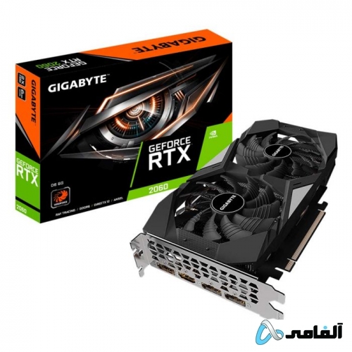 کارت گرافیک گیگابایت GeForce RTX 2060 6G با حافظه 6 گیگابایت