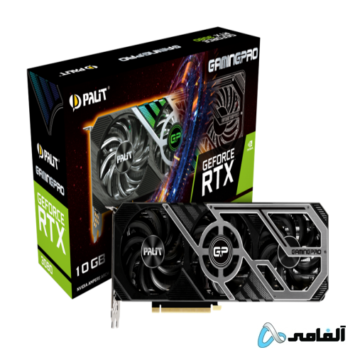 کارت گرافیک پلیت مدل GeForce RTX™ 3080 GamingPro حافظه 10 گیگابایت