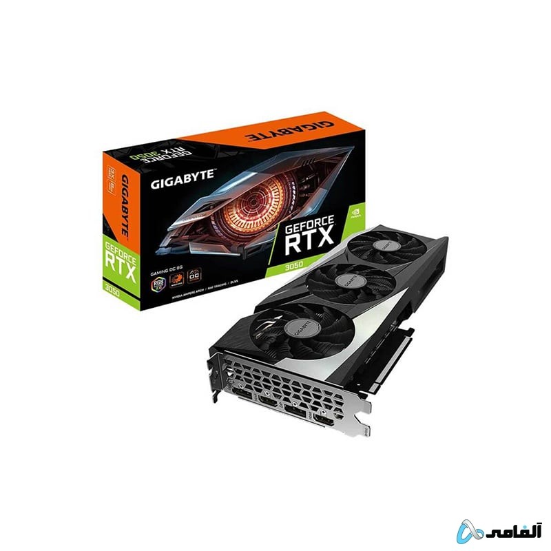 کارت گرافیک گیگابایت RTX 3050 GAMING OC 8G/حافظه ۸ گیگابایت