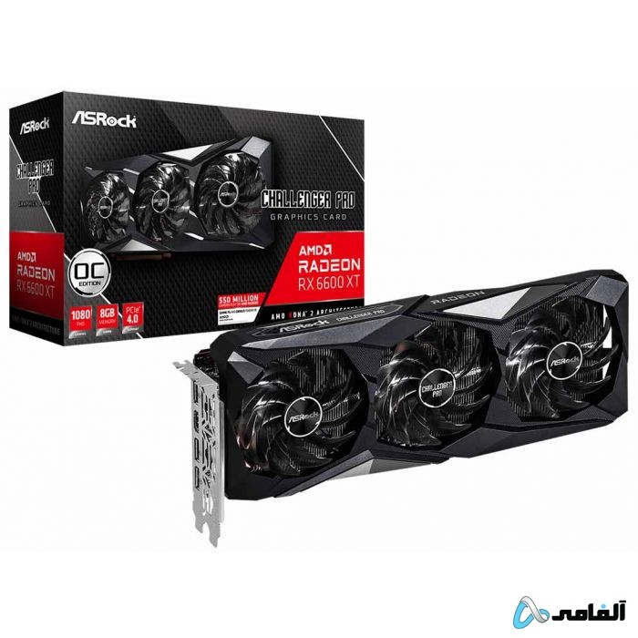 کارت گرافیک ASRock RX 6600 XT Challenger Pro OC 8GB