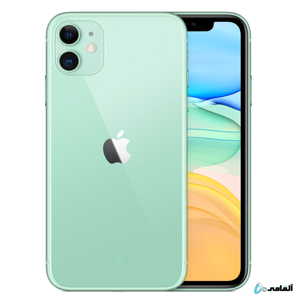 گوشی موبایل اپل مدل  iPhone 11 LLA تک سیم‌ ظرفیت 128 گیگابایت پارت نامبر lla باکس بزرگ(شارژر+هندزفری)