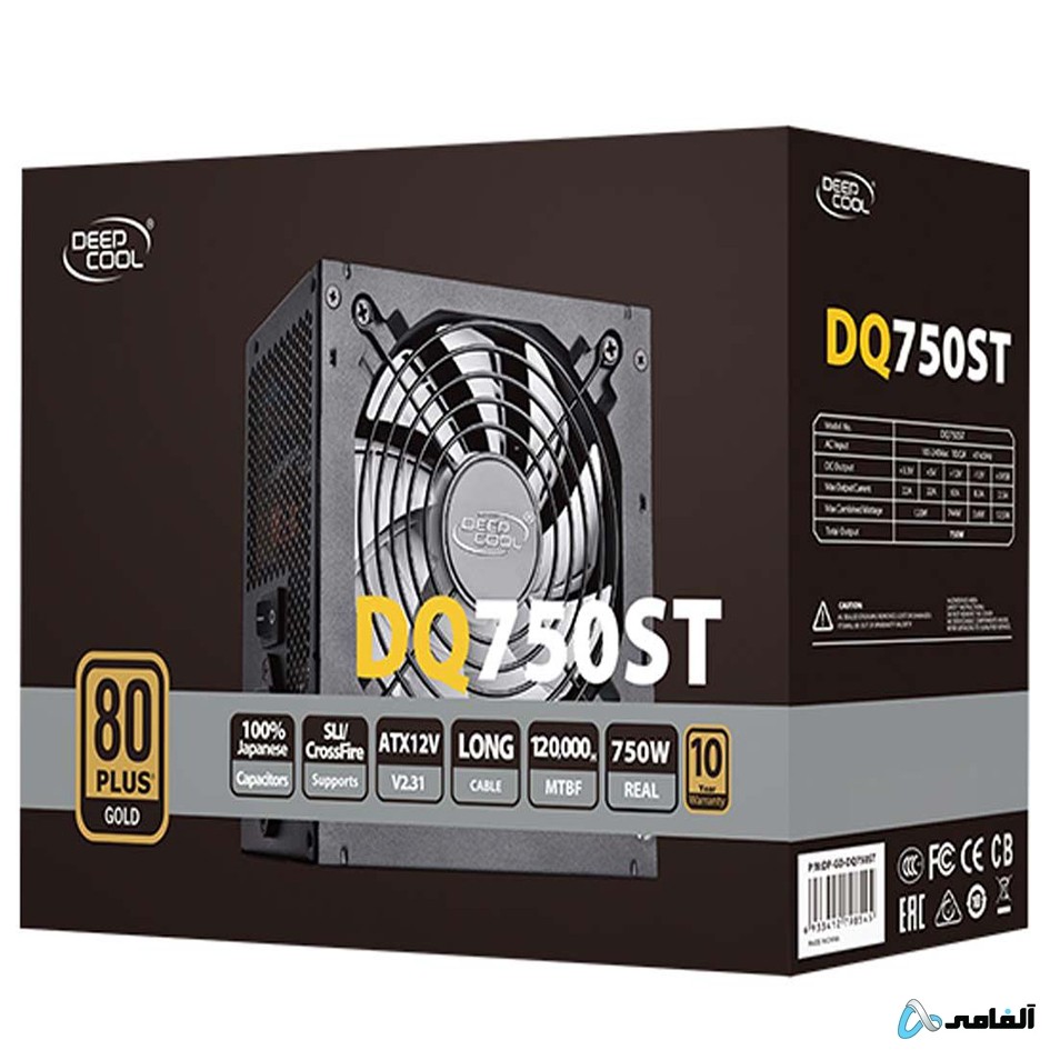 پاور کامپیوتر دیپ کول DQ750ST 750W